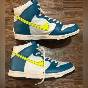 Nike‎ High Dunks DB2179-109GS Bright spruce volt sz 5.5